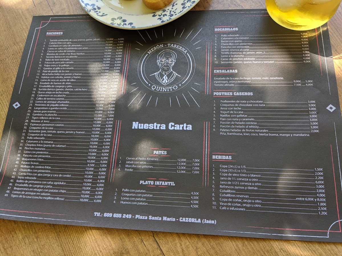 Taberna Quinito Menu 8