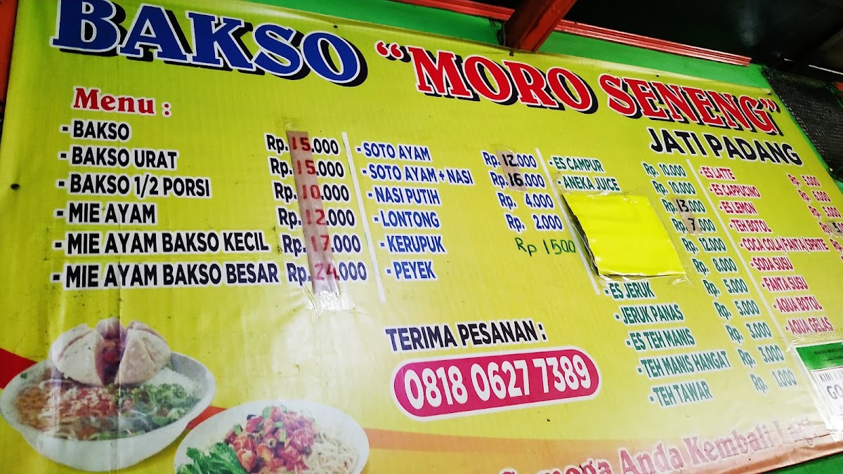 BAKSO MORO SENENG Menu 10