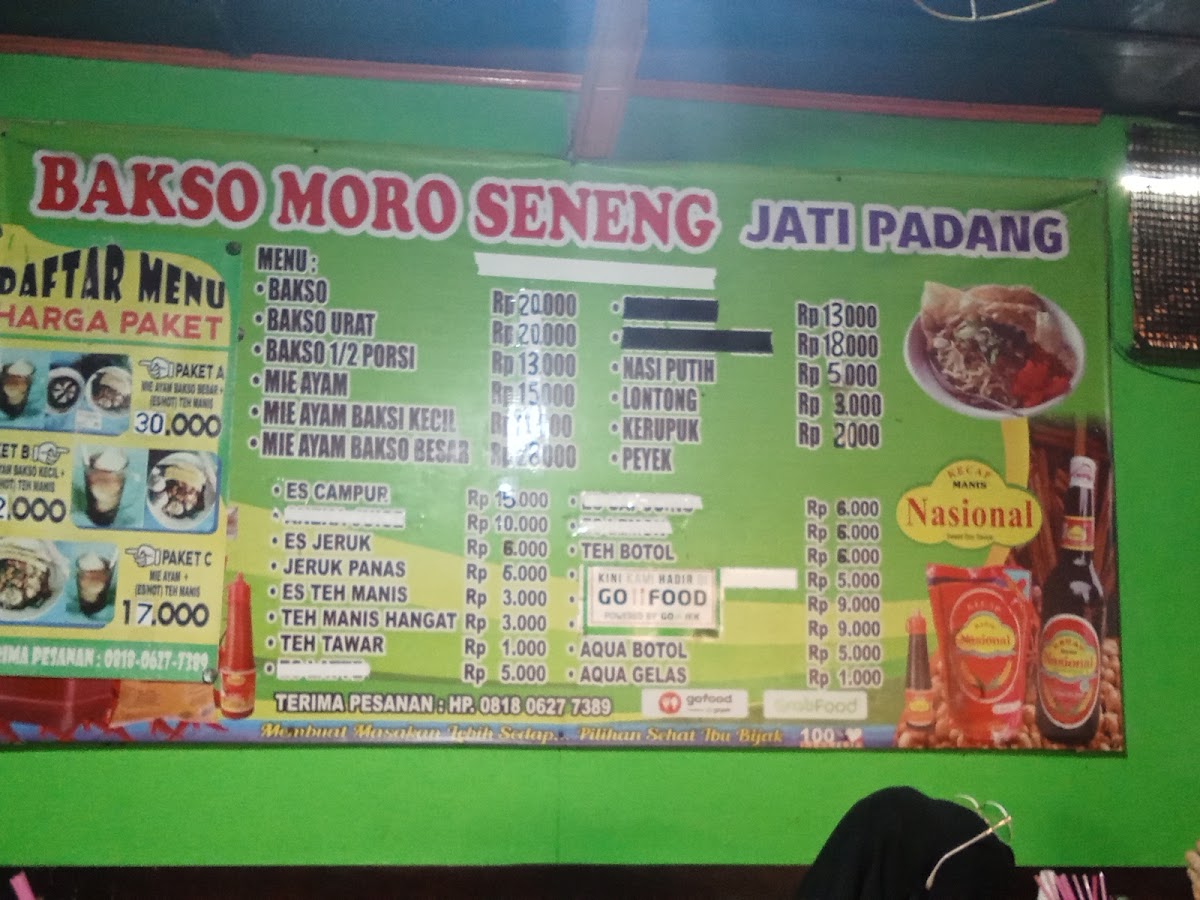 BAKSO MORO SENENG Menu 2