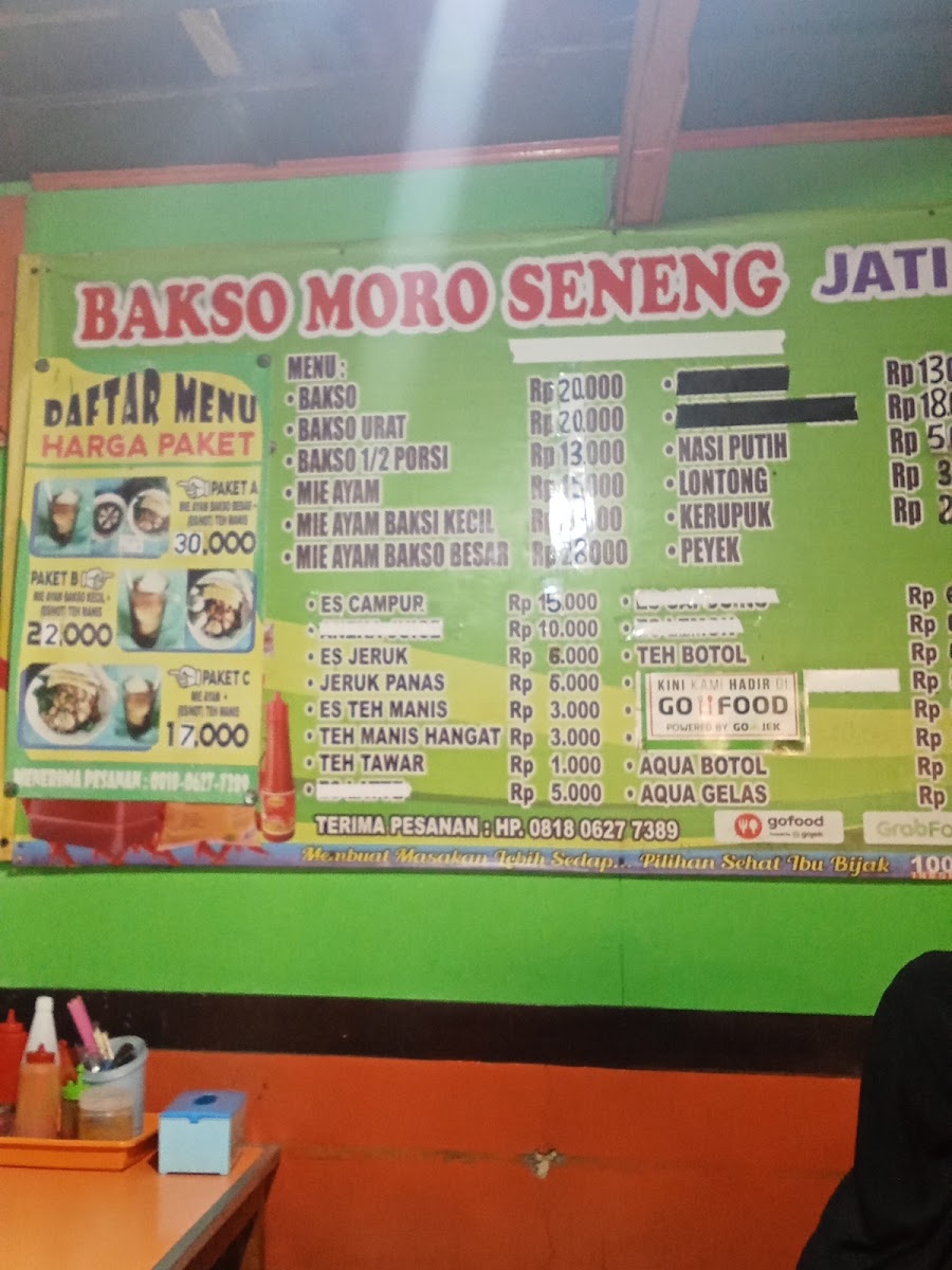 BAKSO MORO SENENG Menu 3