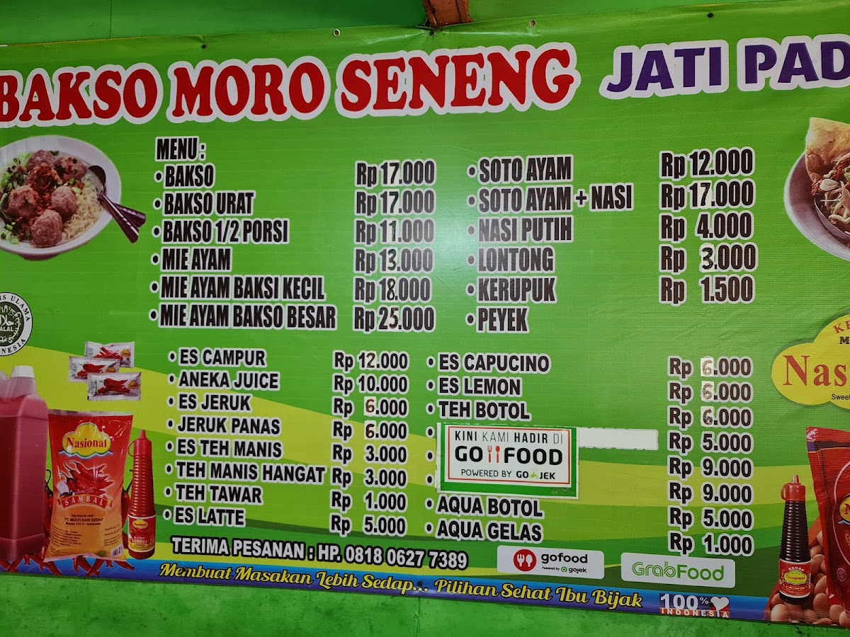 BAKSO MORO SENENG Menu 6