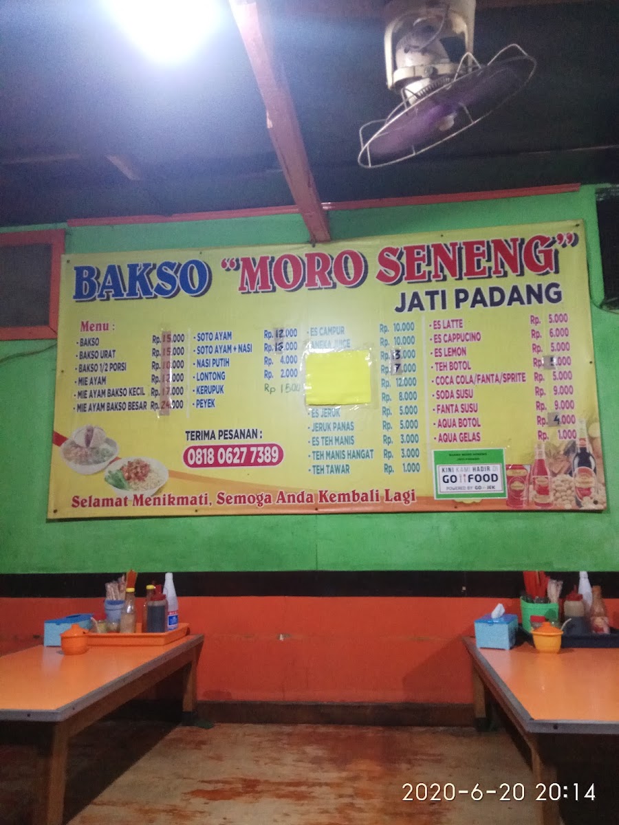 BAKSO MORO SENENG Menu 8