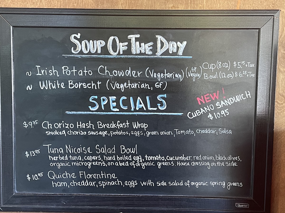 Wood N Frog Coffee Company Menu 10