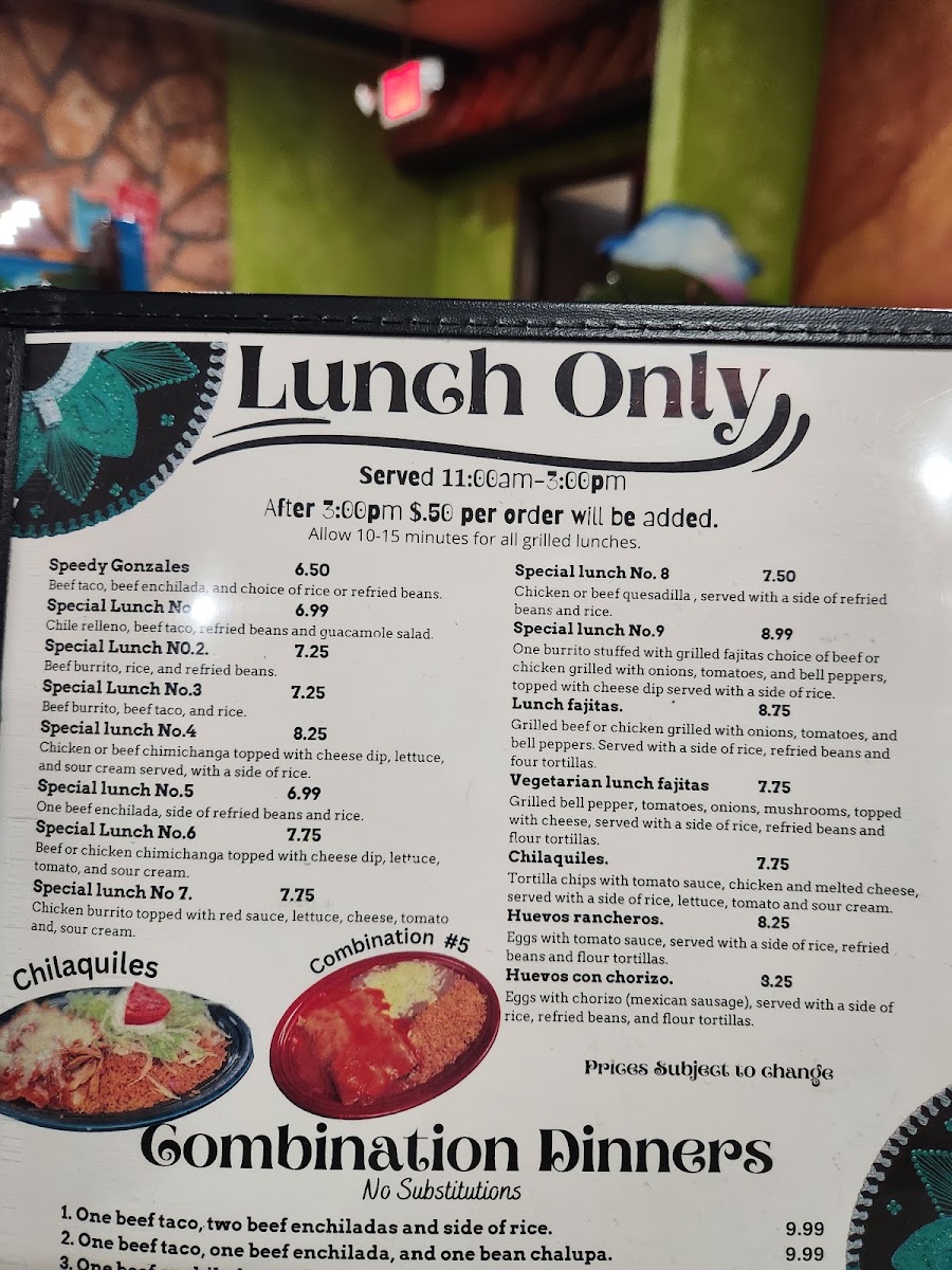 El Rincon Méxican Restaurant Menu 10