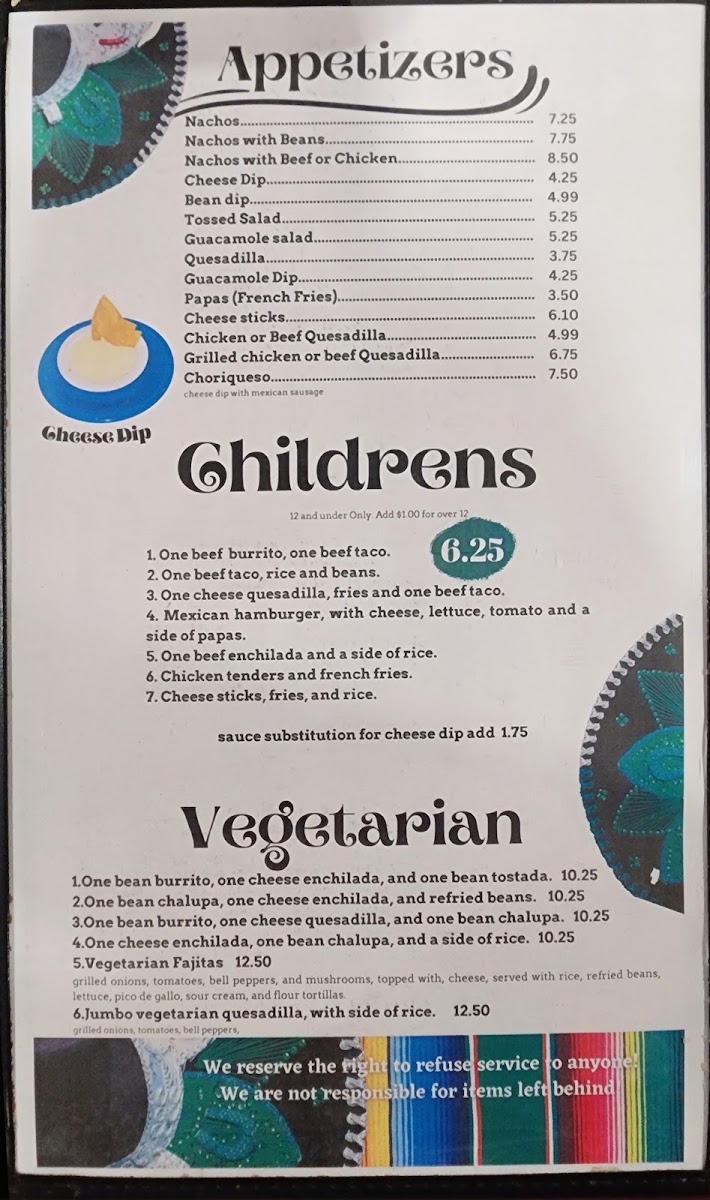El Rincon Méxican Restaurant Menu 5