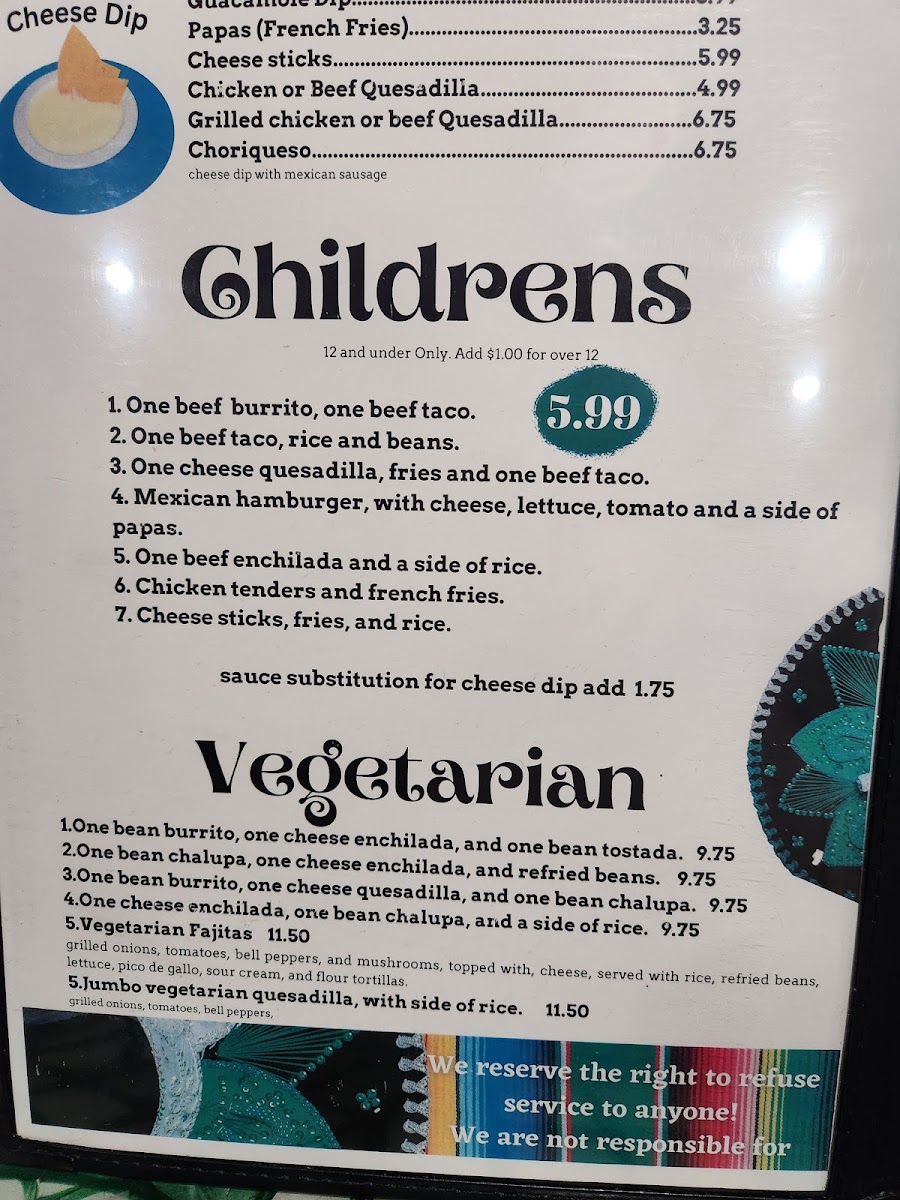 El Rincon Méxican Restaurant Menu 9