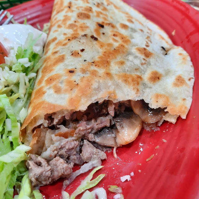 Quesadilla Fries & a Taco