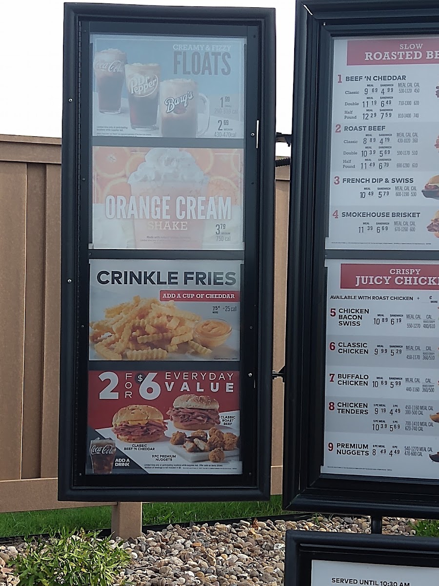 Arby's Menu 8