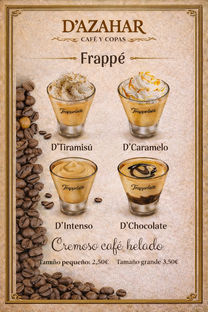 Azahar café Menu 10