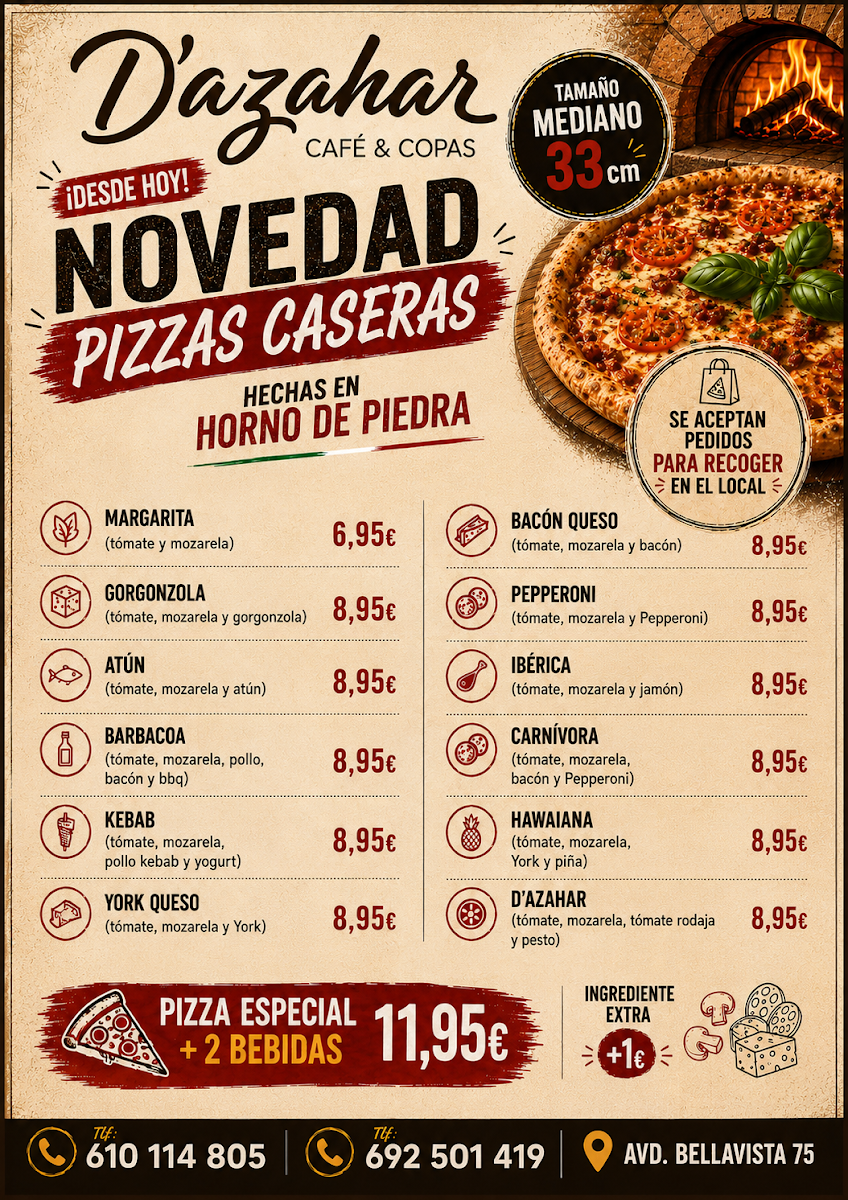 Azahar café Menu 6