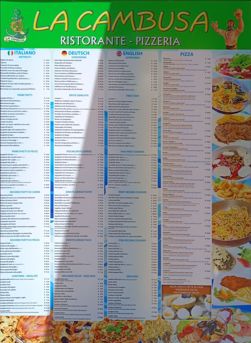 Ristorante La Cambusa Menu 3
