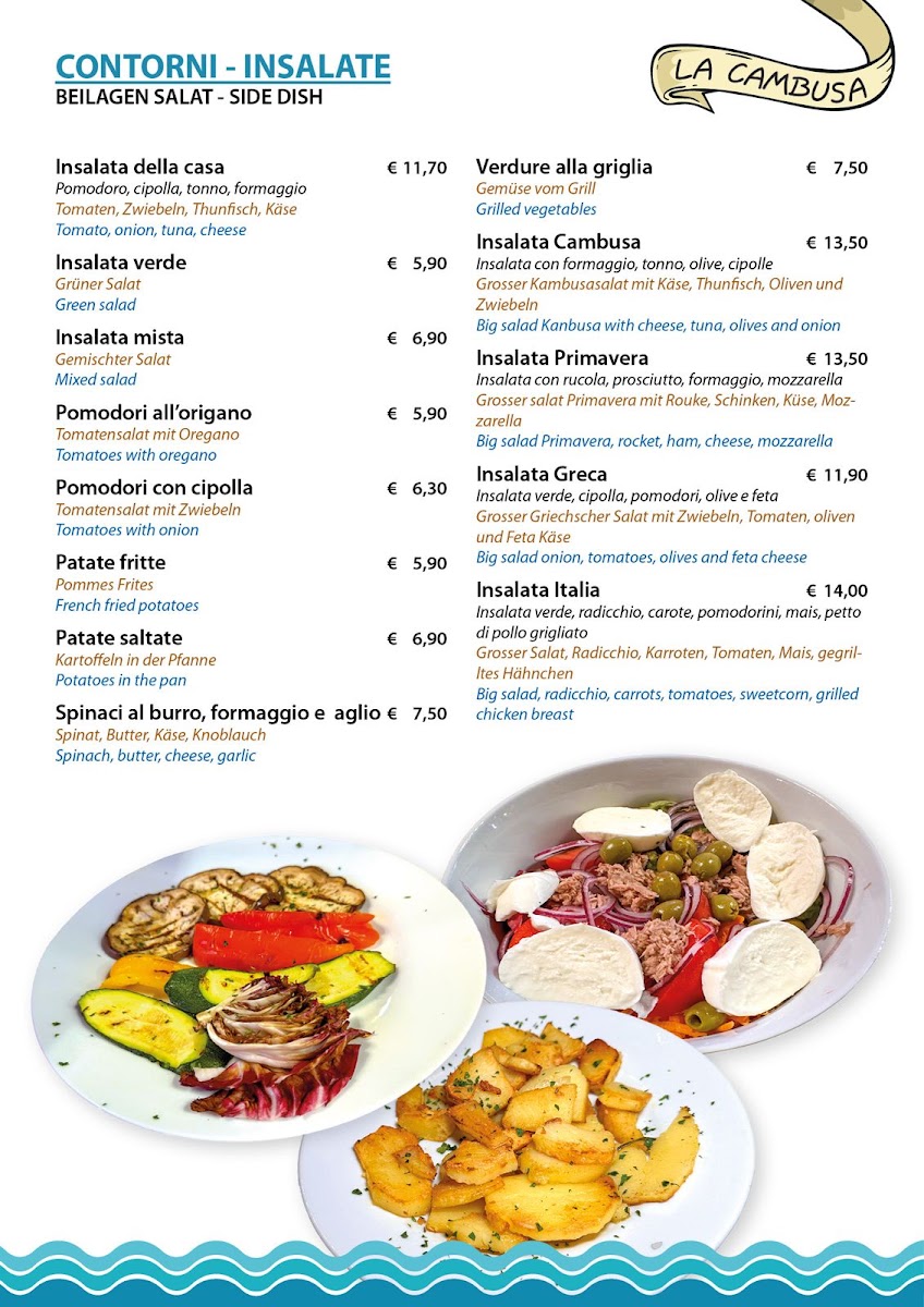 Ristorante La Cambusa Menu 5
