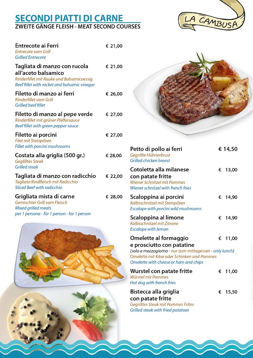 Ristorante La Cambusa Menu 6