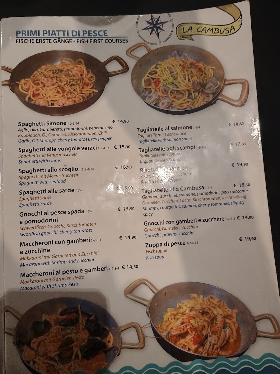 Ristorante La Cambusa Menu 7
