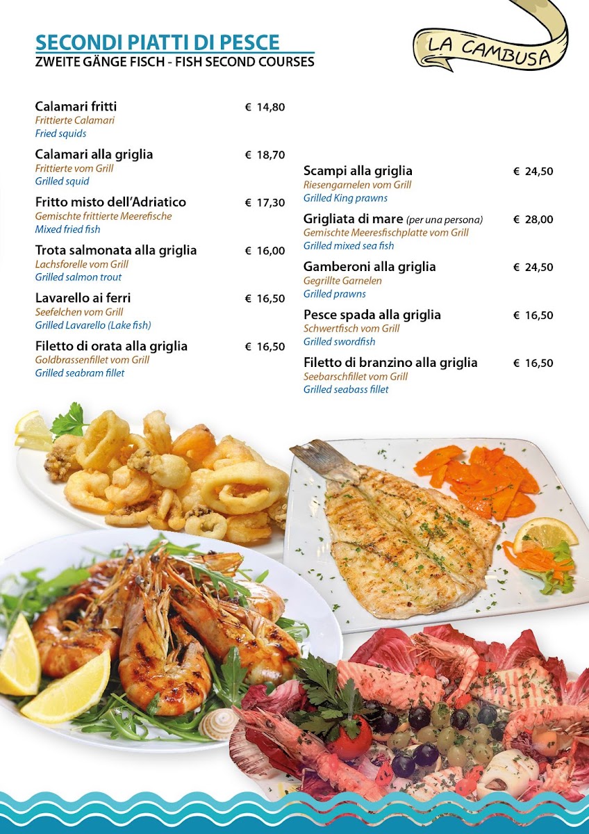 Ristorante La Cambusa Menu 8