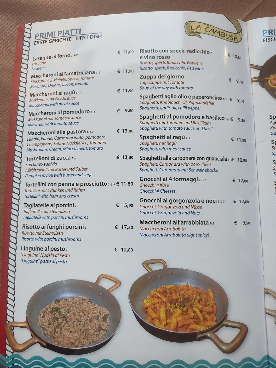 Ristorante La Cambusa Menu 9