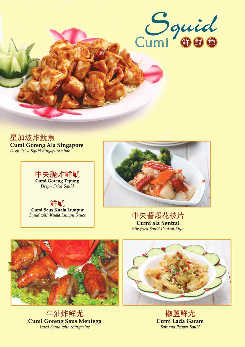 Central Restaurant Tomang Menu 10
