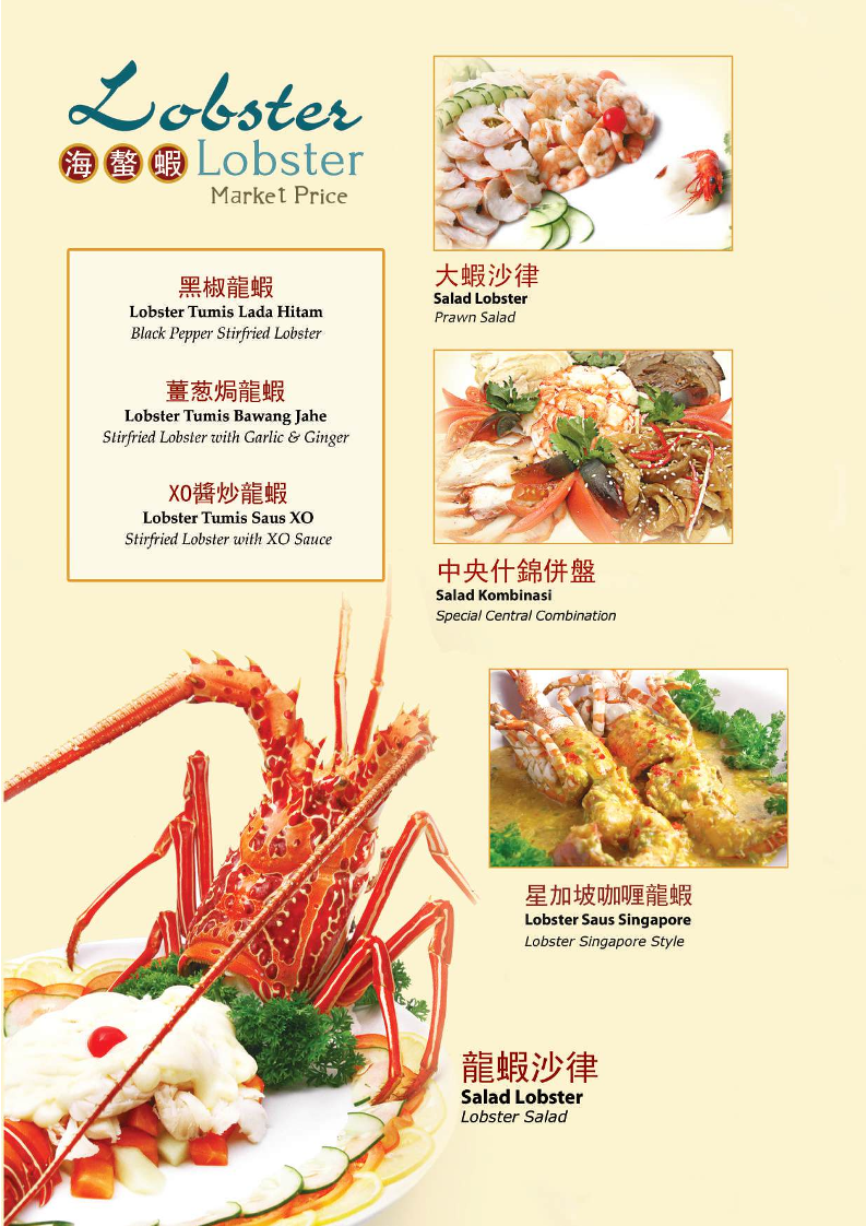 Central Restaurant Tomang Menu 9