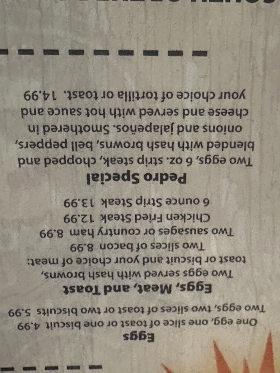 Junction on Route 36 Menu 6
