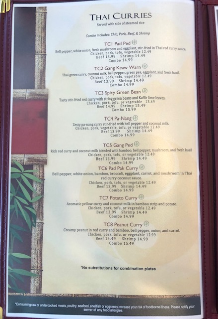 Thai Village Cuisine Menu 9