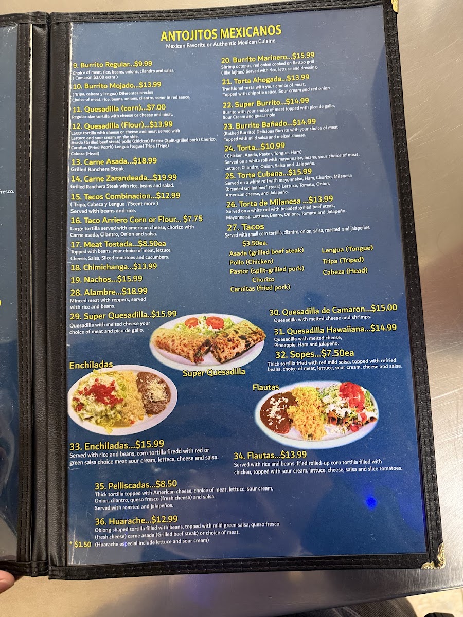 El Zarandeado Menu 6