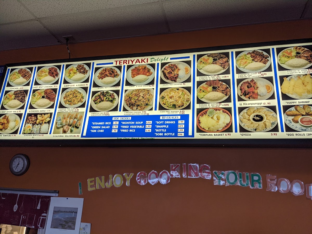 Teriyaki Delight Menu 7