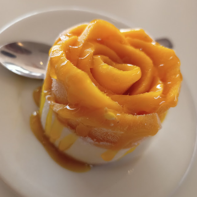 Mango Rose Cheesecake Dessert
