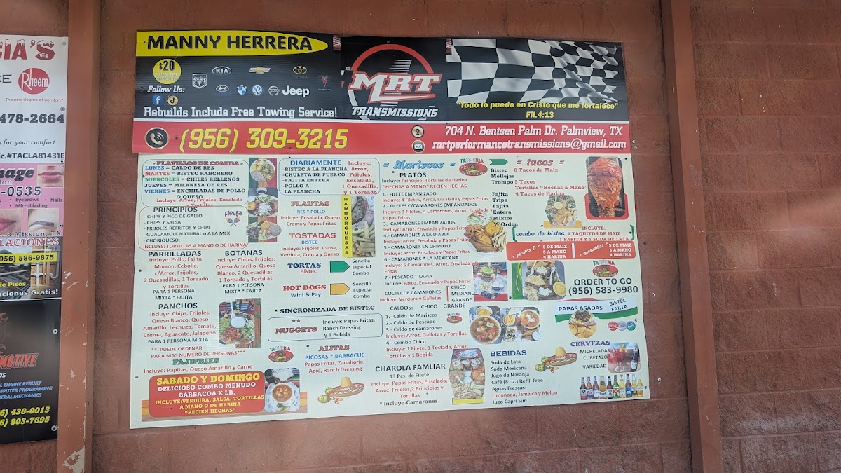 Taqueria Don Felipe Menu 3