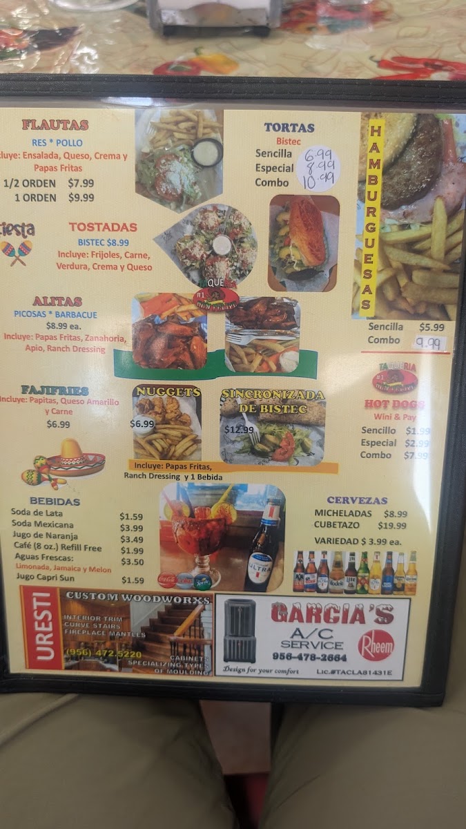 Taqueria Don Felipe Menu 7
