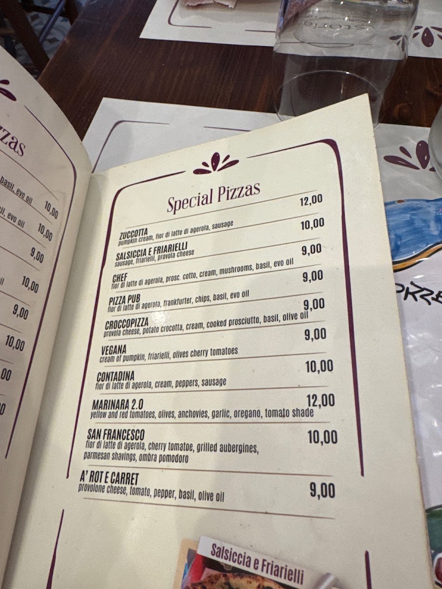 Pizzeria Speranzella Menu 8