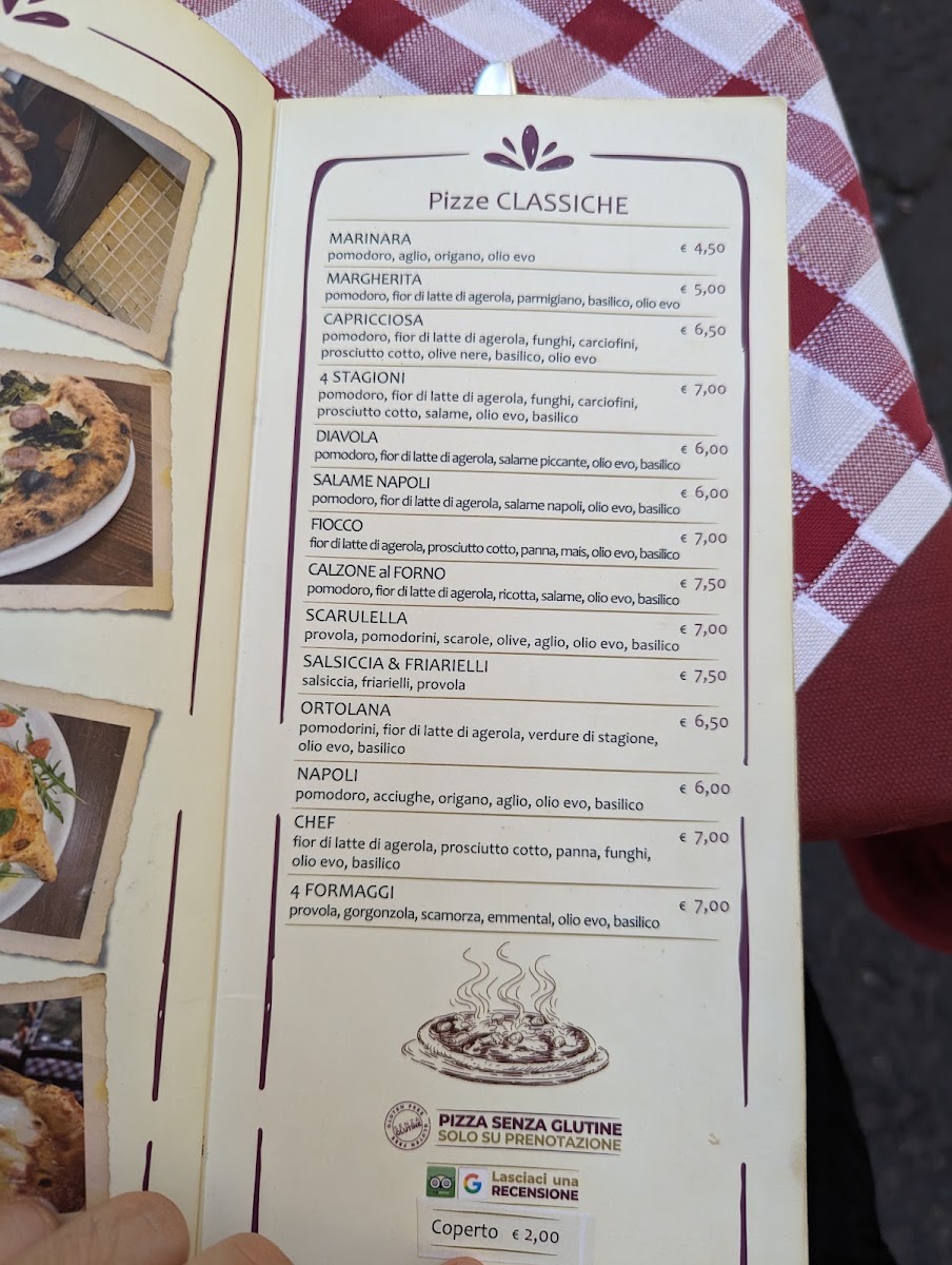 Pizzeria Speranzella Menu 9
