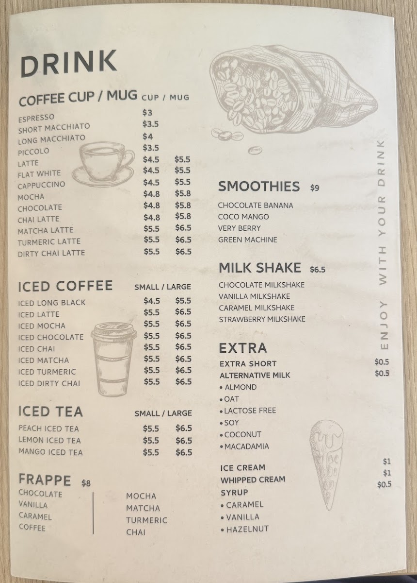 Clancy's Espresso Menu 3