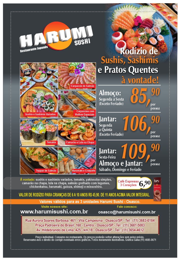 Harumi Sushi Osasco I Menu 3