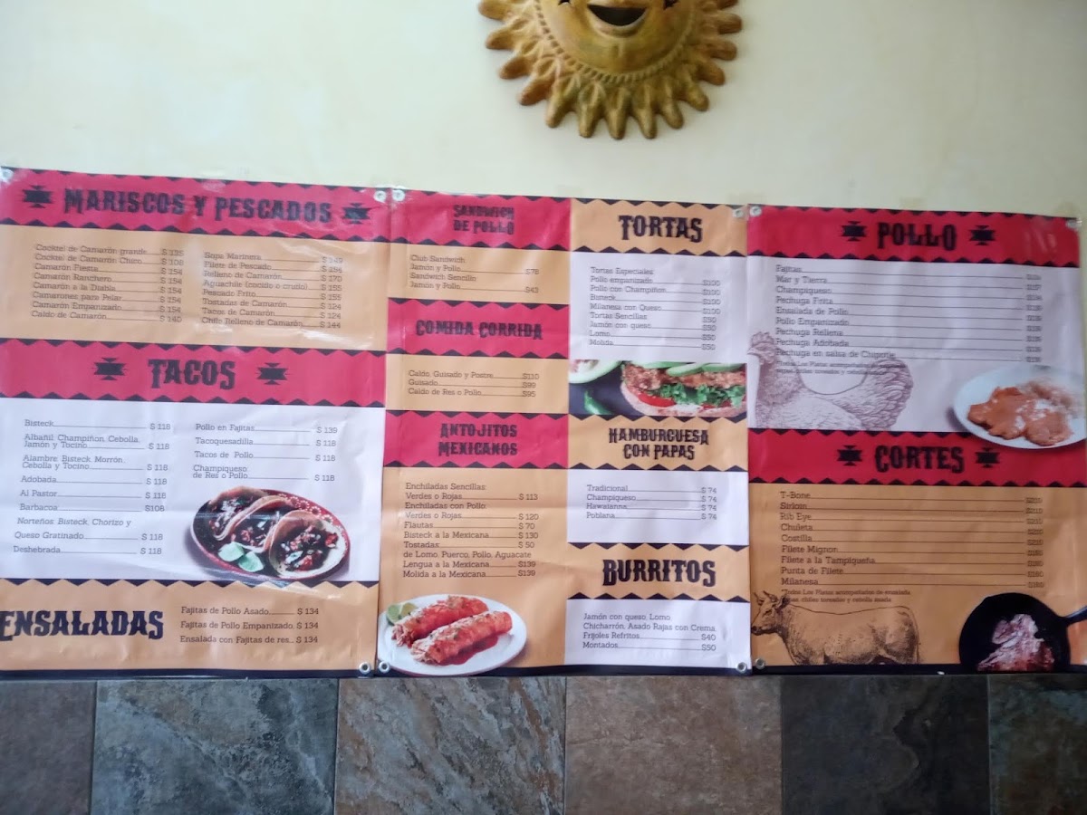 Restaurant Morelos Menu 1