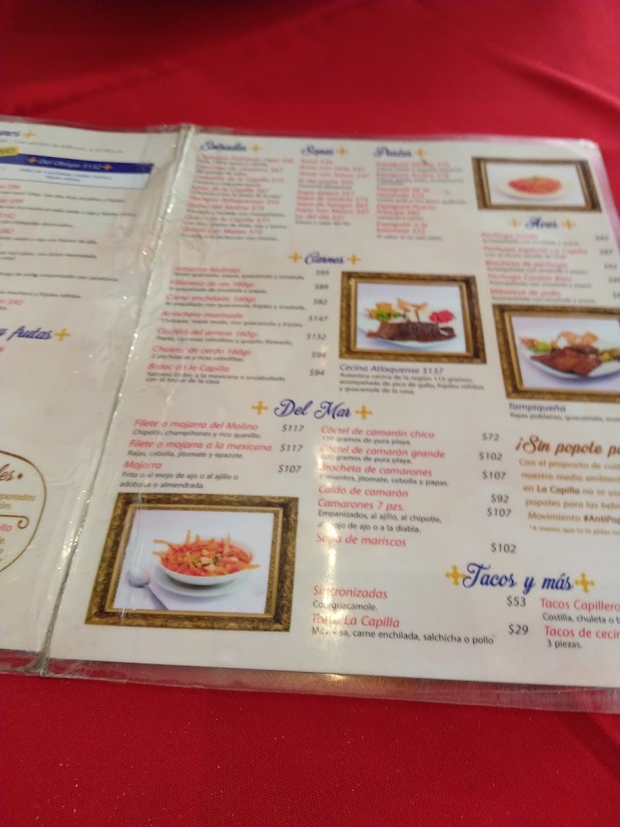 Restaurant La Capilla Menu 2
