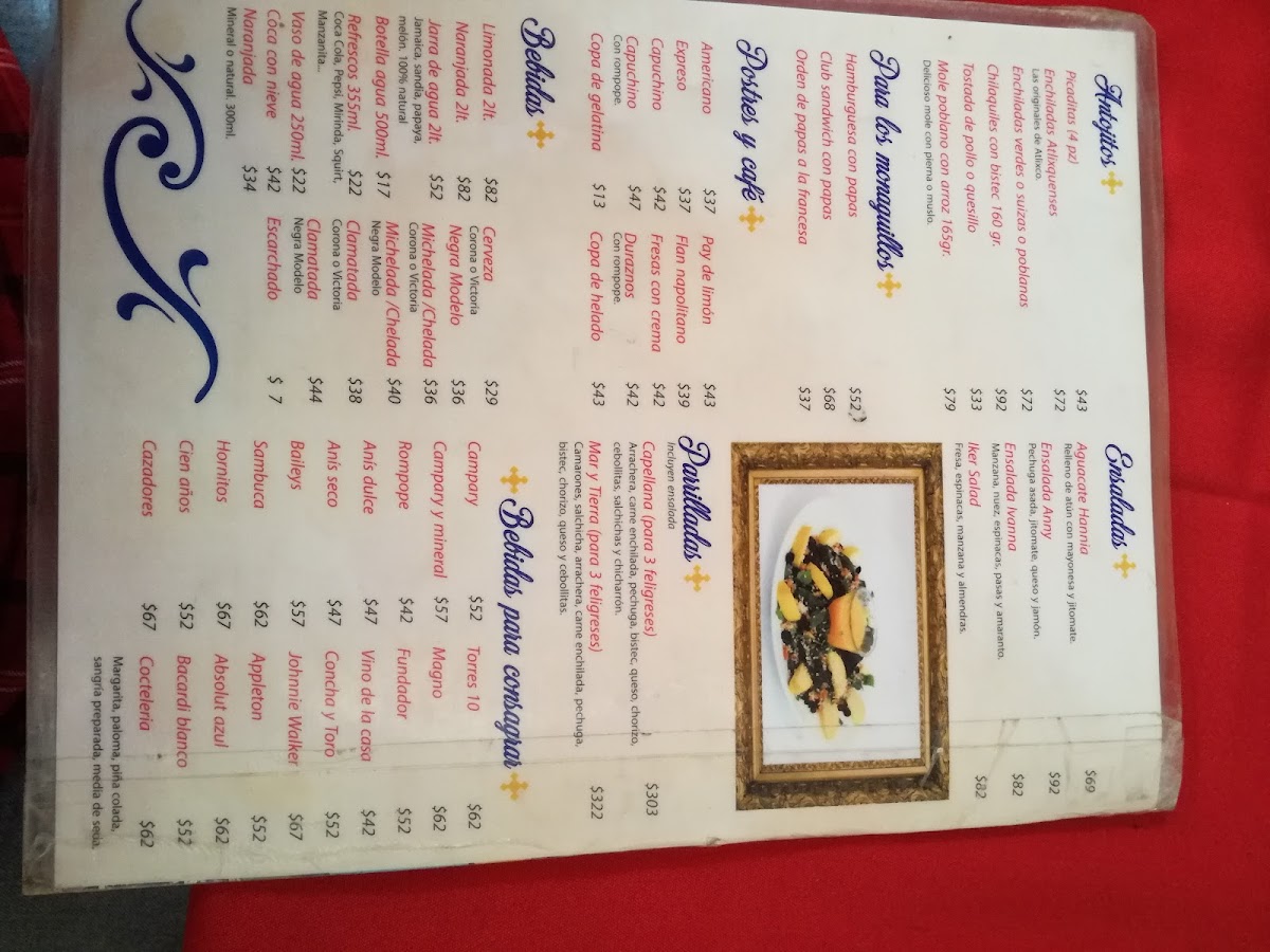 Restaurant La Capilla Menu 5