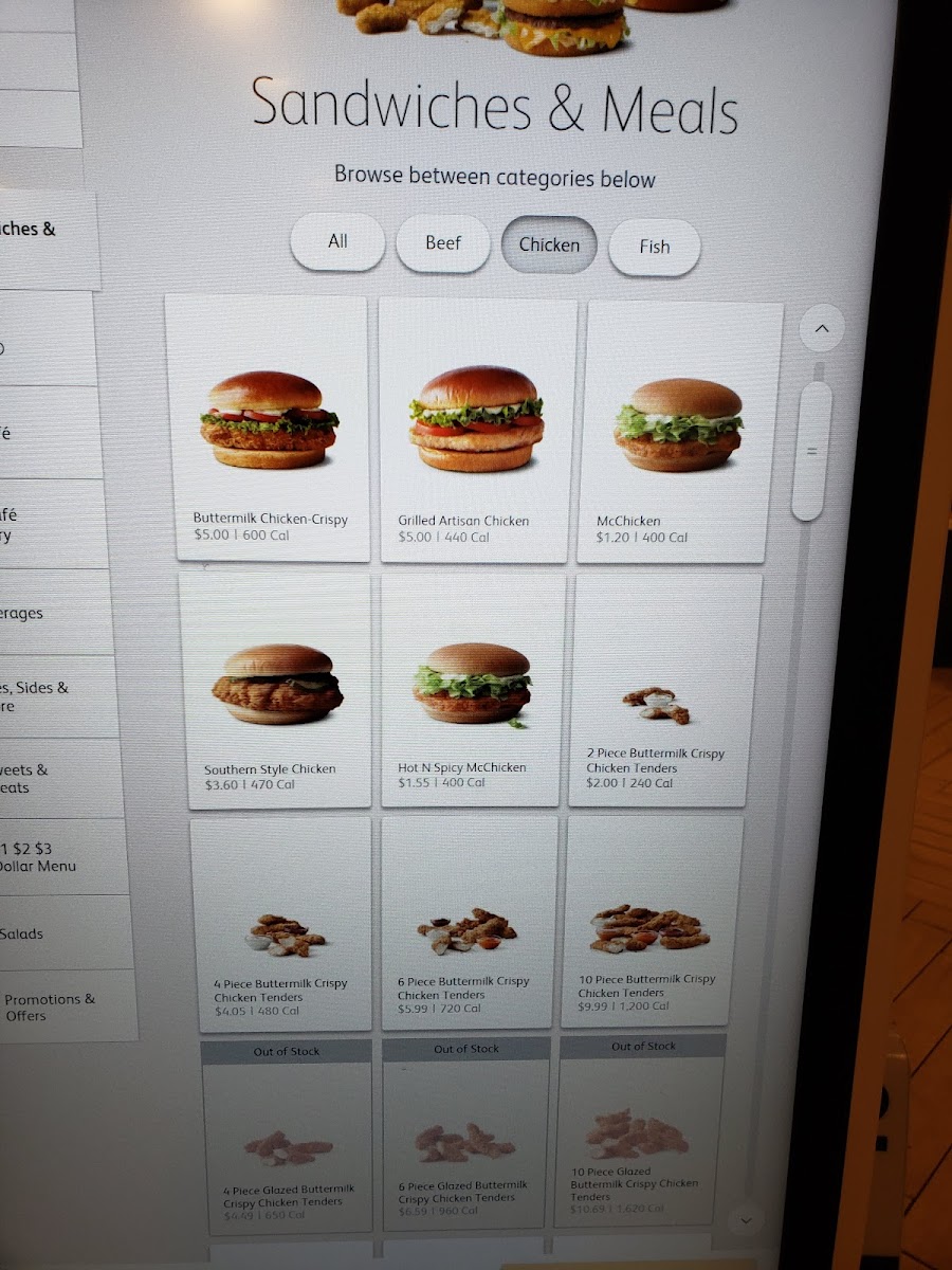McDonald's Menu 2