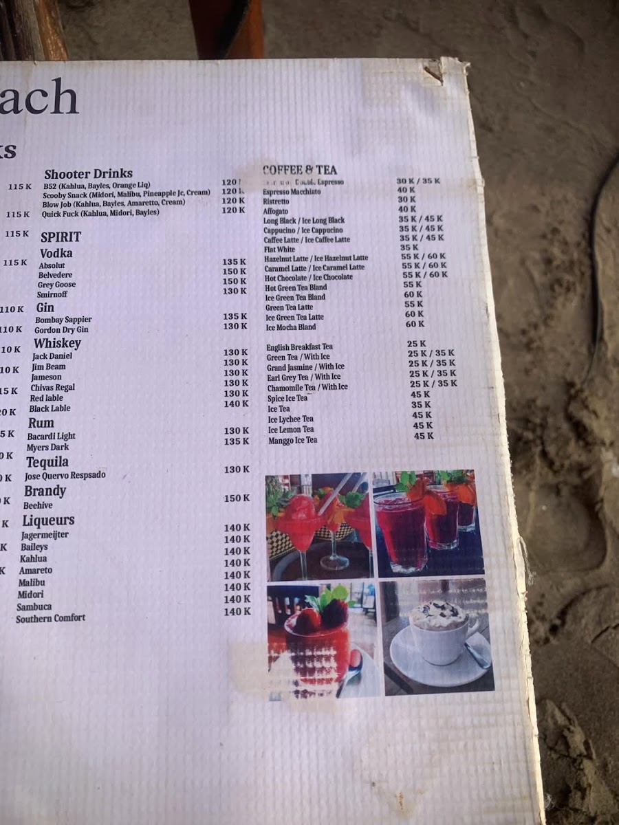 Capil Beach Grill & Bar Menu 4