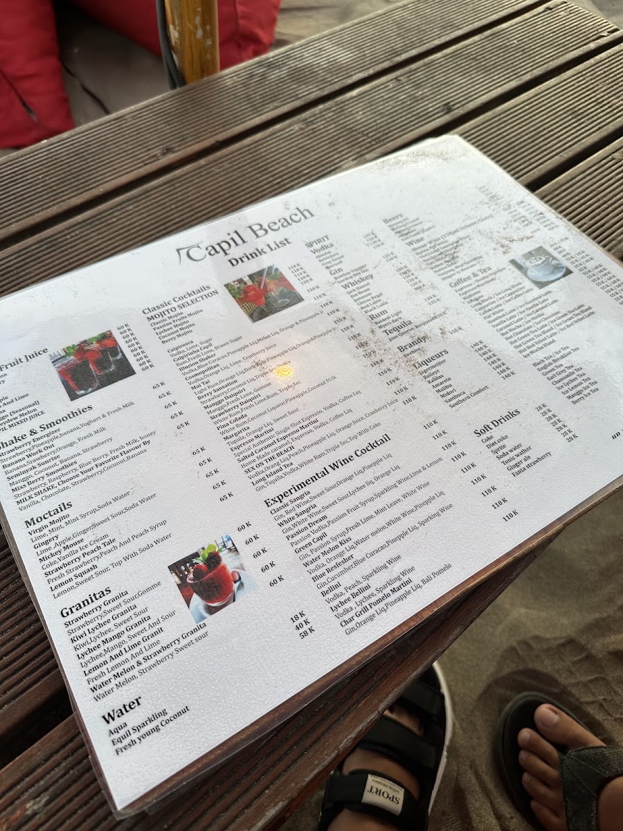 Capil Beach Grill & Bar Menu 9