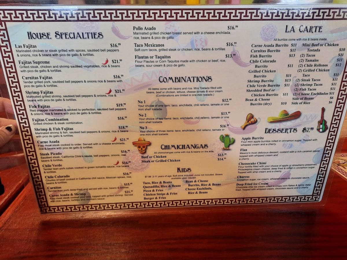 Don Perico Mexican Restaurant Menu 3