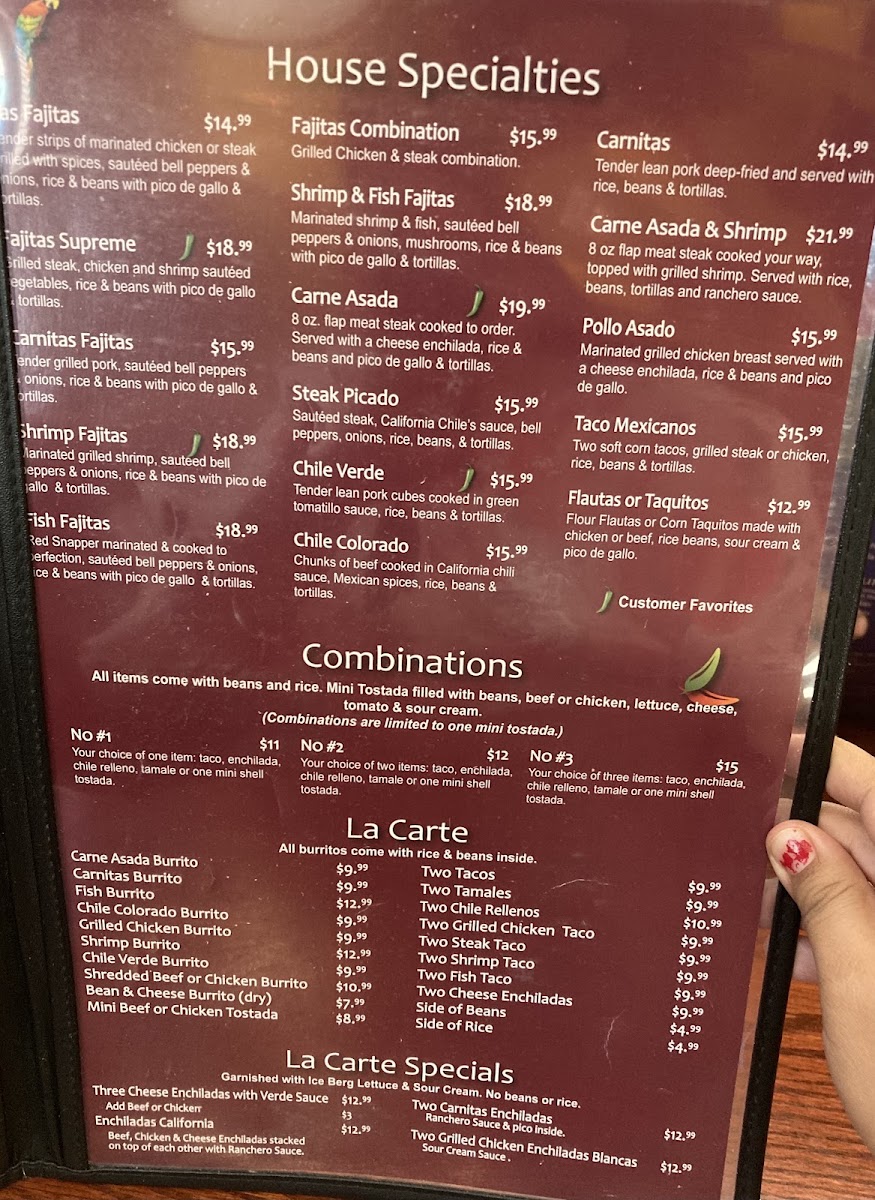 Don Perico Mexican Restaurant Menu 5