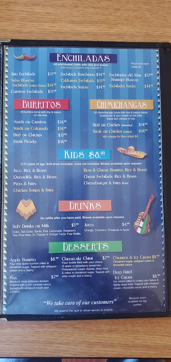 Don Perico Mexican Restaurant Menu 7