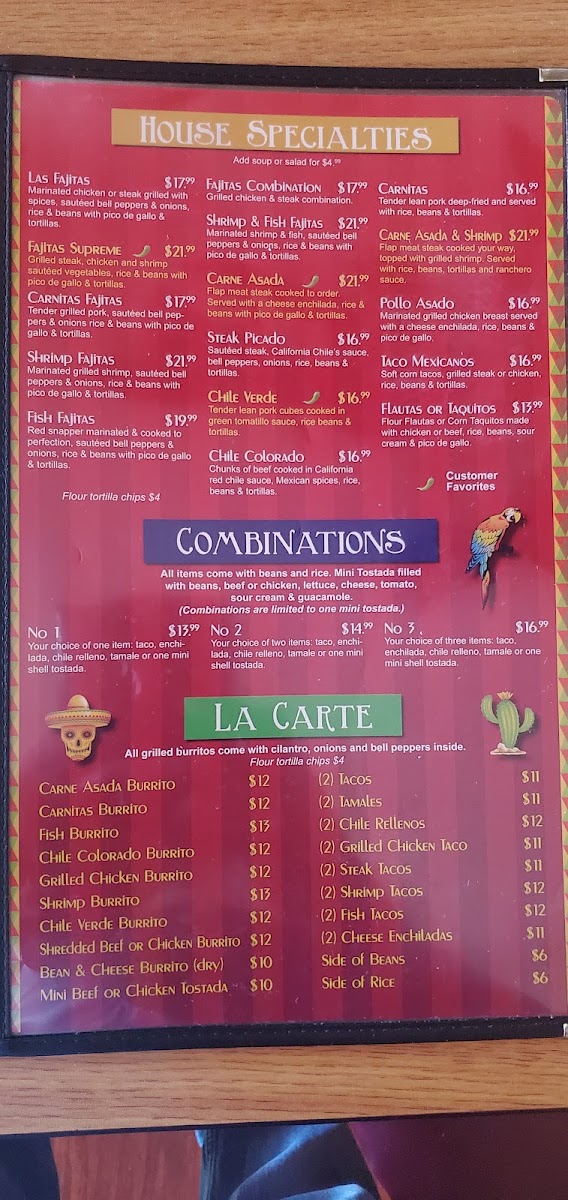 Don Perico Mexican Restaurant Menu 9