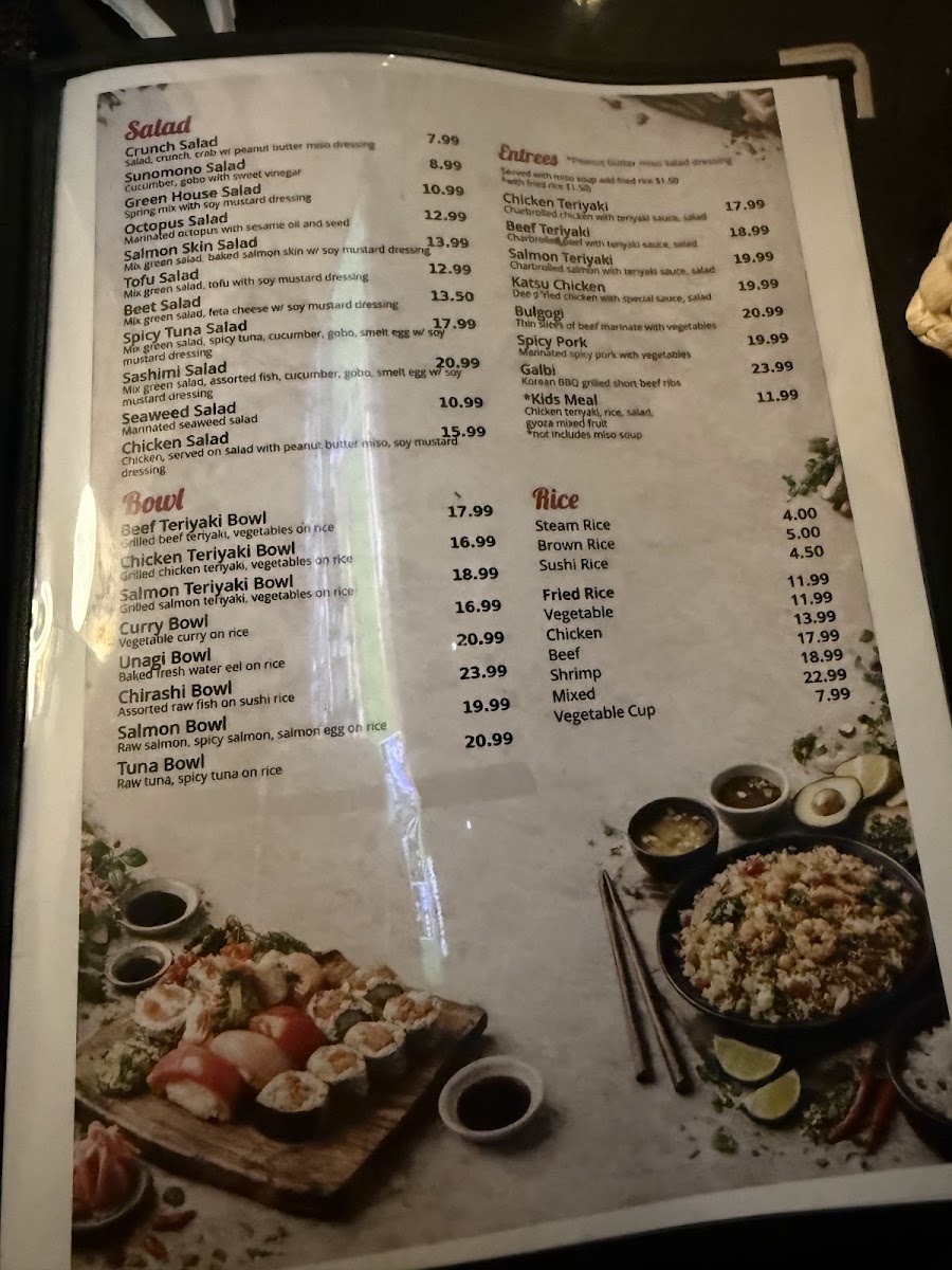Sato Sushi Menu 4