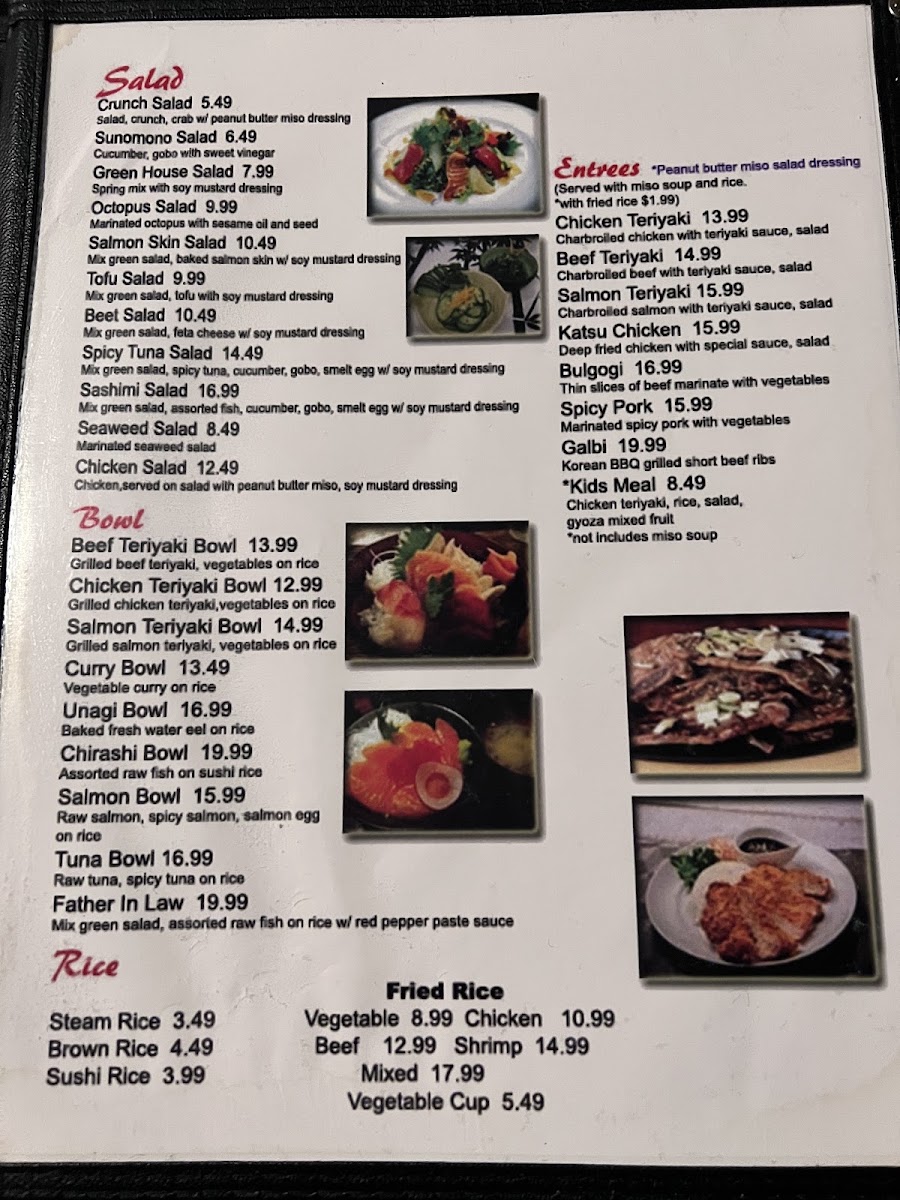 Sato Sushi Menu 5
