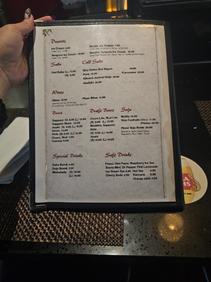 Sato Sushi Menu 7