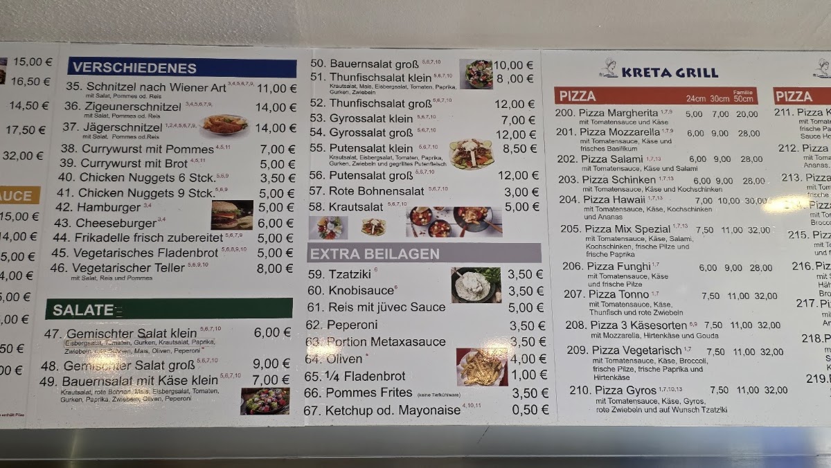 Kreta Grill Beverungen – Griechische Spezialitäten & Gyros Menu 4