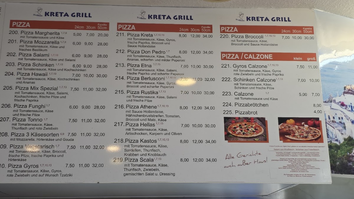 Kreta Grill Beverungen – Griechische Spezialitäten & Gyros Menu 5