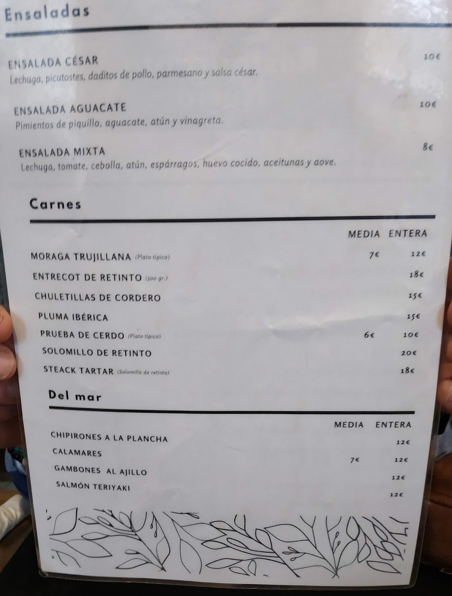Restaurante Nuria Menu 10