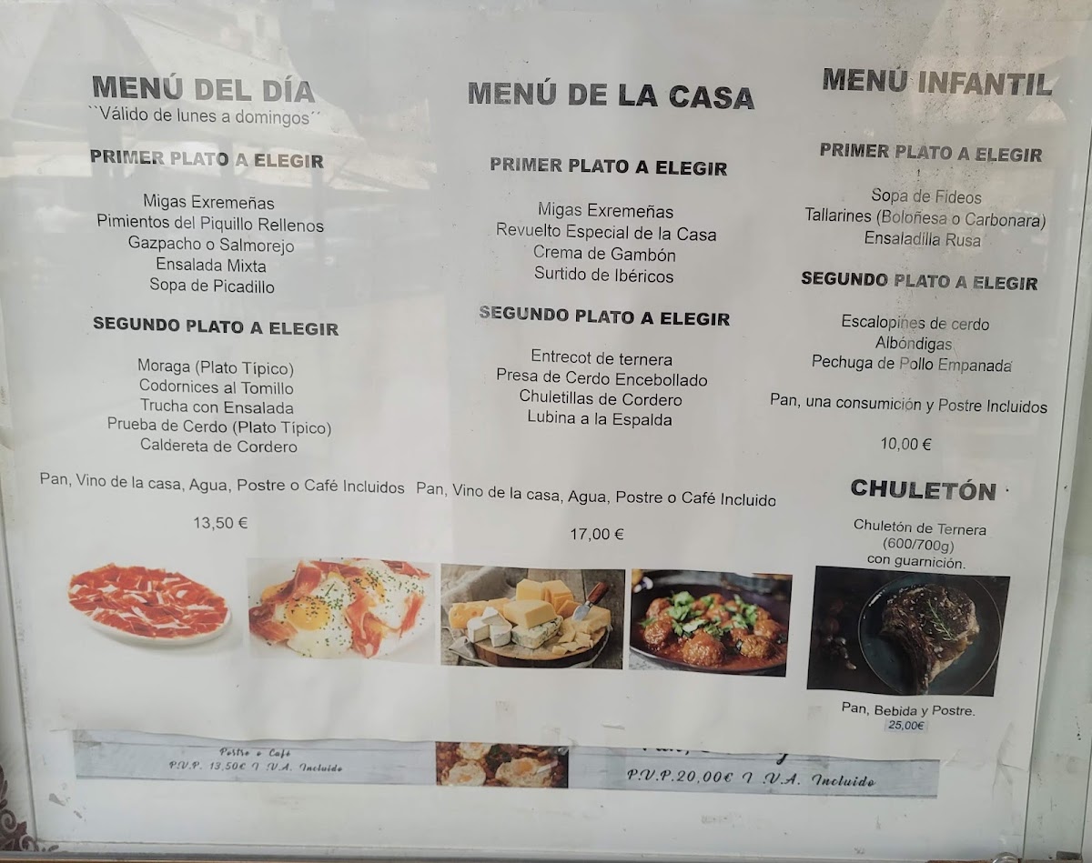 Restaurante Nuria Menu 4